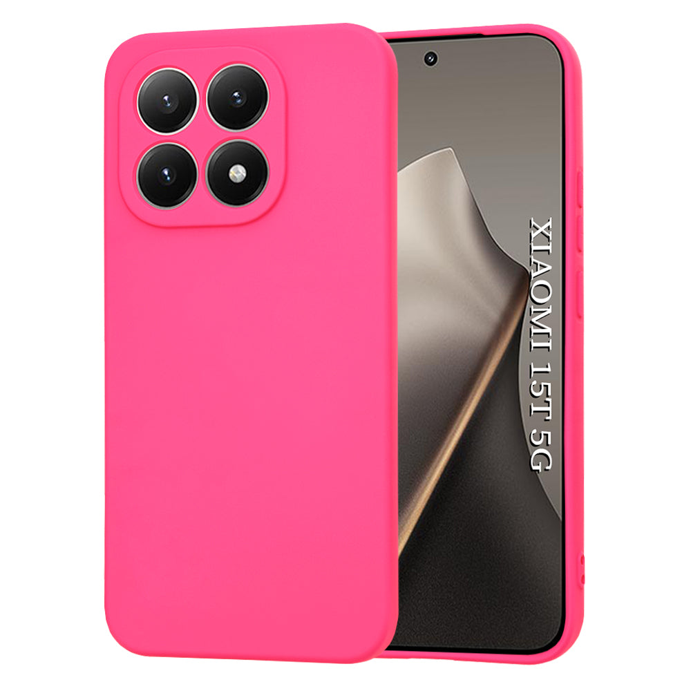 Etui til Xiaomi 15T, Techsuit, SoftFlex, Mørk Rosa