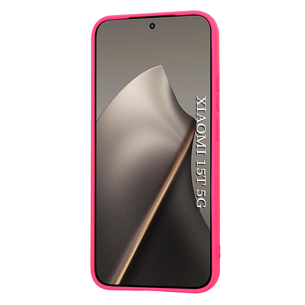Etui til Xiaomi 15T, Techsuit, SoftFlex, Mørk Rosa