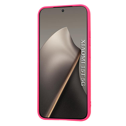 Etui til Xiaomi 15T, Techsuit, SoftFlex, Mørk Rosa