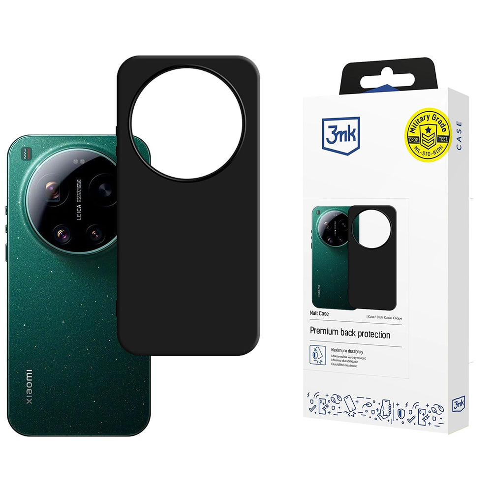 Etui til Xiaomi 17 Ultra, 3MK, Sort