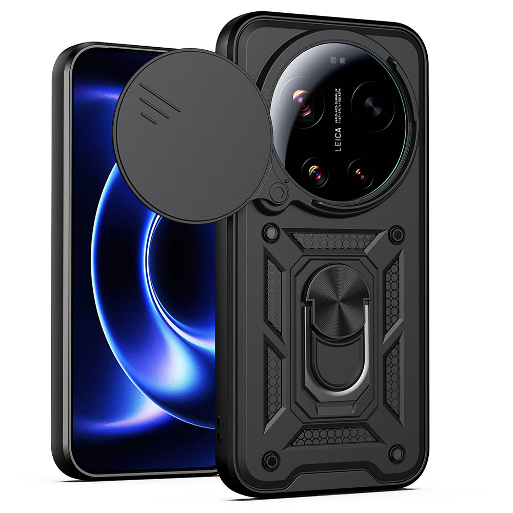 Etui til Xiaomi 17 Ultra, Techsuit, CamShield, Sort