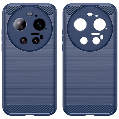 Etui til Xiaomi 17 Ultra, Techsuit, Carbon, Blå