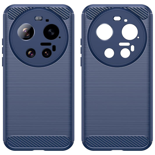 Etui til Xiaomi 17 Ultra, Techsuit, Carbon, Blå