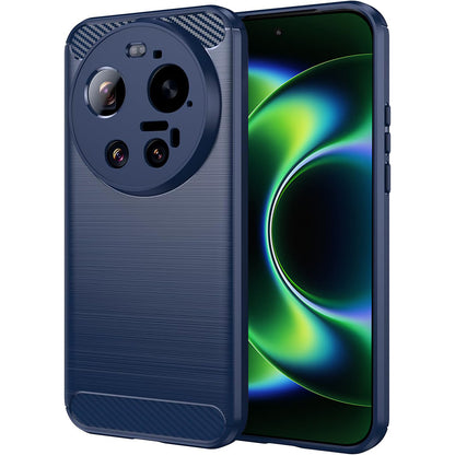Etui til Xiaomi 17 Ultra, Techsuit, Carbon, Blå