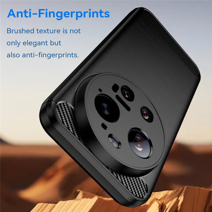 Etui til Xiaomi 17 Ultra, Techsuit, Carbon, Sort