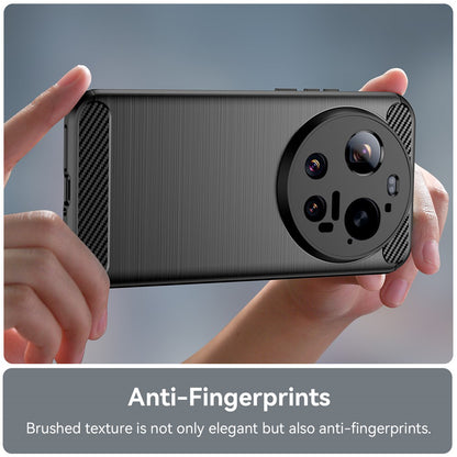 Etui til Xiaomi 17 Ultra, Techsuit, Carbon, Sort