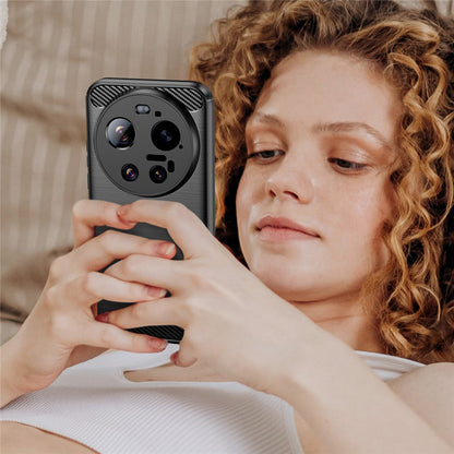 Etui til Xiaomi 17 Ultra, Techsuit, Carbon, Sort