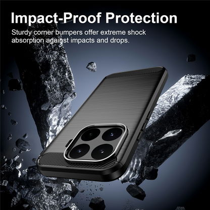 Cover til Xiaomi 17T, OEM, Carbon Black, Sort