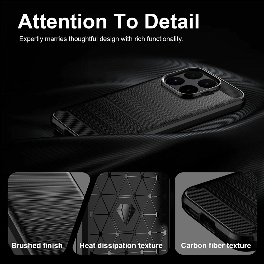 Cover til Xiaomi 17T, OEM, Carbon Black, Sort
