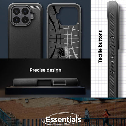 Cover til Xiaomi 17T Pro, Spigen, Rugged Armor, Sort ACS11869