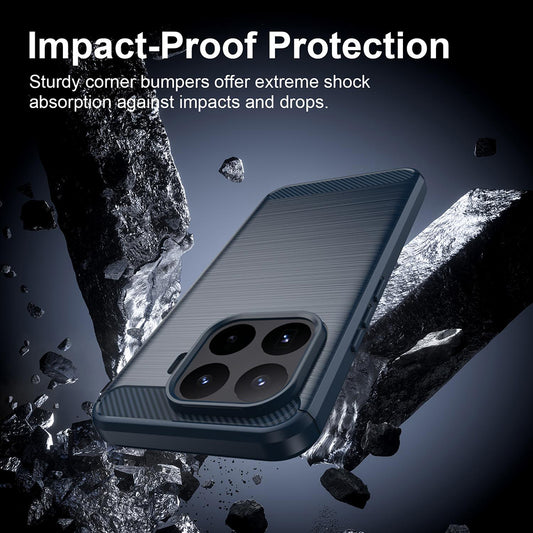 Cover til Xiaomi 17T Pro, Techsuit, Carbon, Blå