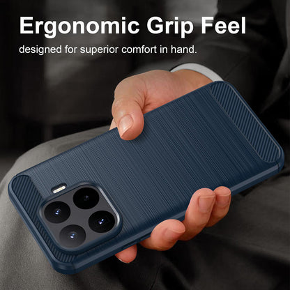 Case for Xiaomi 17T Pro, Techsuit, Carbon, Blue
