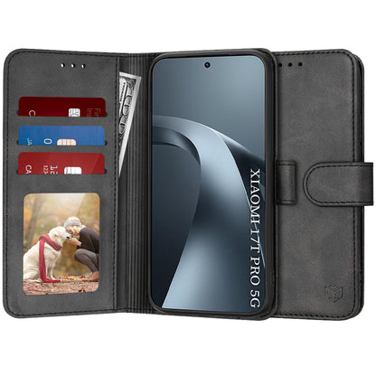 Cover til Xiaomi 17T Pro, Techsuit, Diary Book, Sort