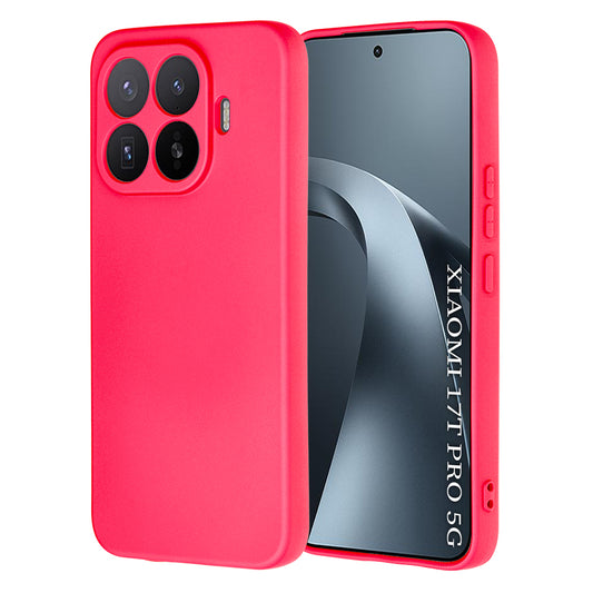 Cover til Xiaomi 17T Pro, Techsuit, SoftFlex, Mørk Rosa