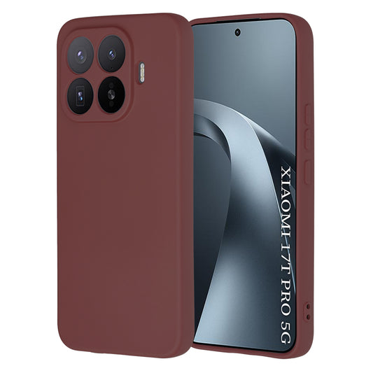 Cover til Xiaomi 17T Pro, Techsuit, SoftFlex, Vinrød