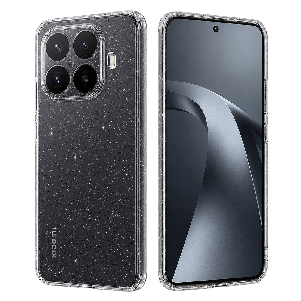 Cover til Xiaomi 17T Pro, Techsuit, SparkleSkin, Transparent