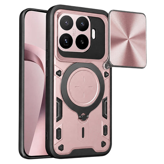 Cover til Xiaomi 17T, Techsuit, CamGuard Pro, Lyserød Guld