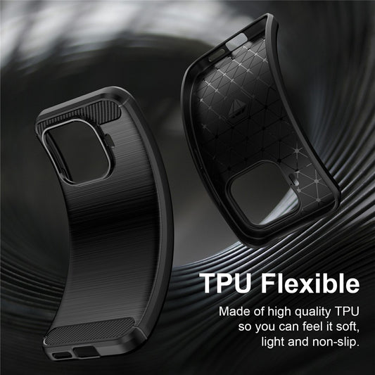 Cover til Xiaomi 17T, Techsuit, Carbon, Blå