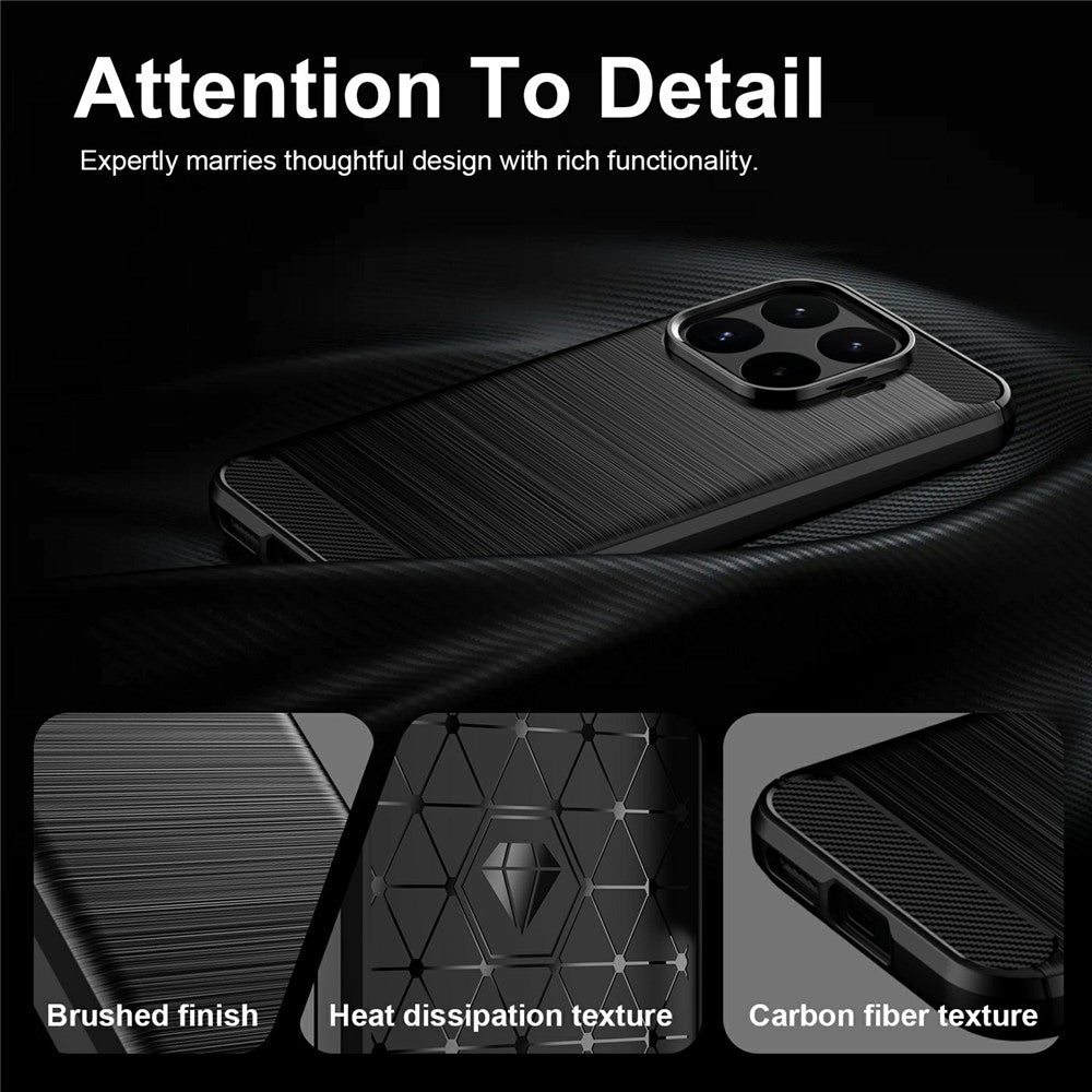 Cover til Xiaomi 17T, Techsuit, Carbon, Sort