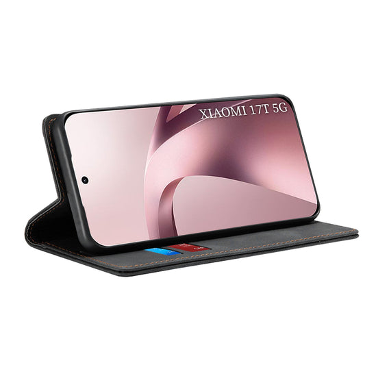 Cover til Xiaomi 17T, Techsuit, Confy, Sort