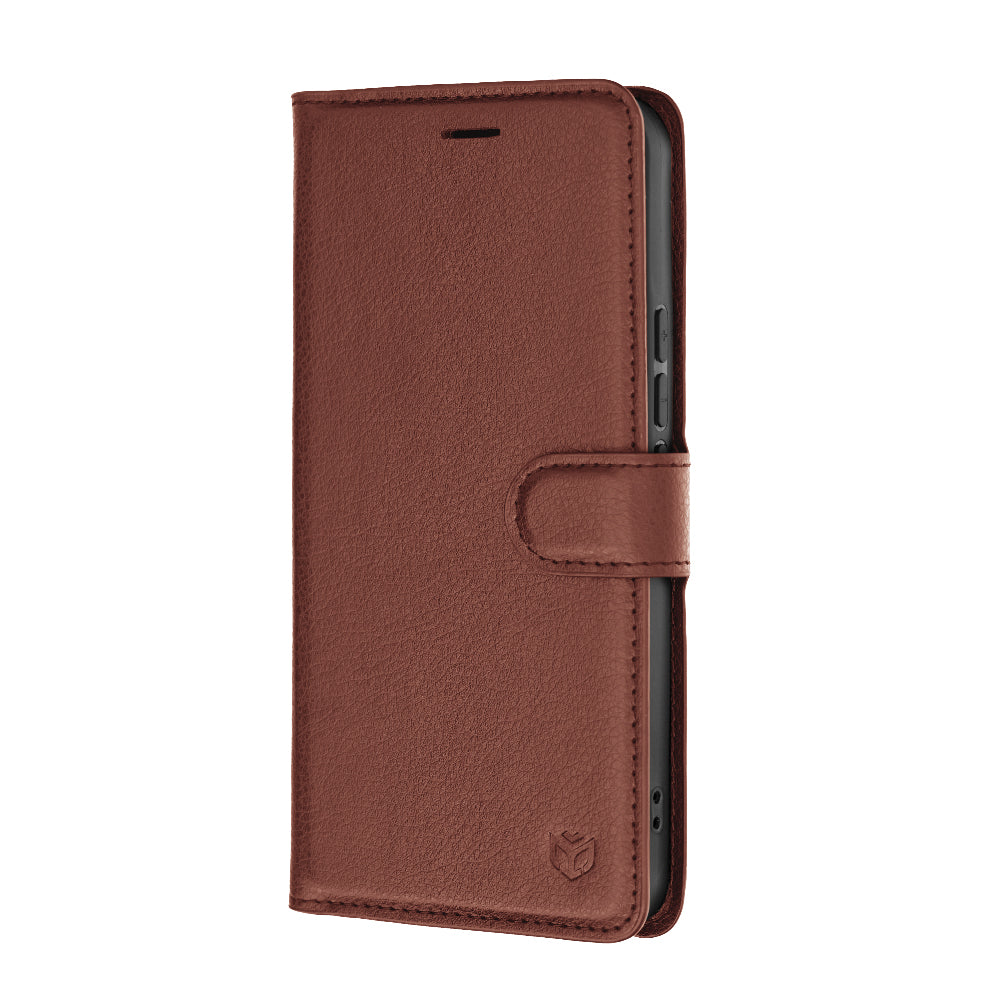 Cover til Xiaomi 17T, Techsuit, Leather Folio, Brun