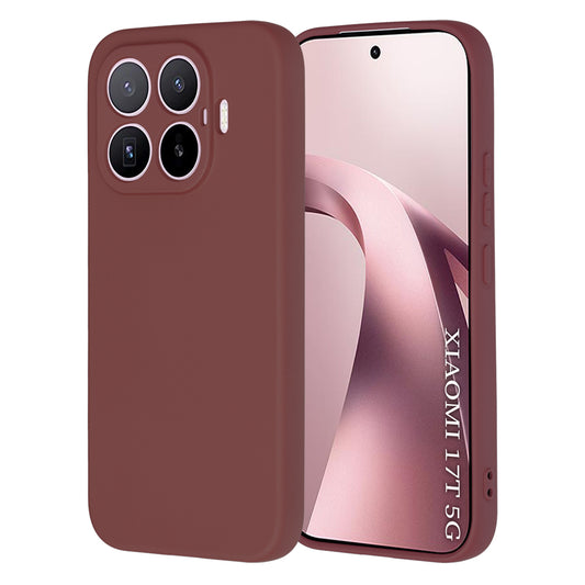 Cover til Xiaomi 17T, Techsuit, SoftFlex, Vinrød