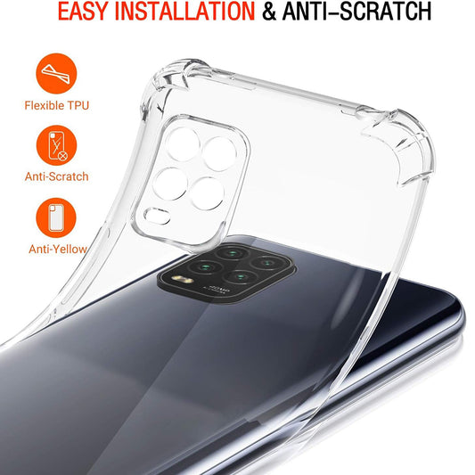 Cover til Xiaomi Mi 10 Lite 5G, Techsuit, Stødabsorberende Klar, Transparent