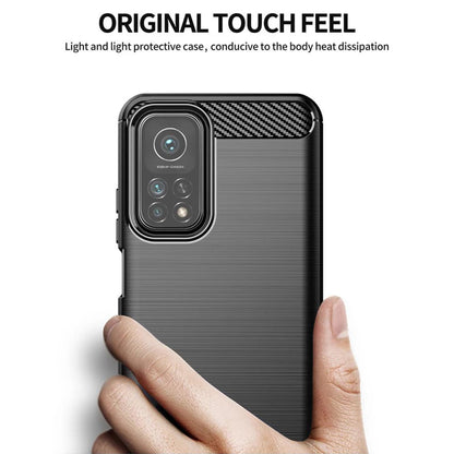 Cover til Xiaomi Mi 10T 5G / 10T Pro 5G, Techsuit, Carbon, Sort