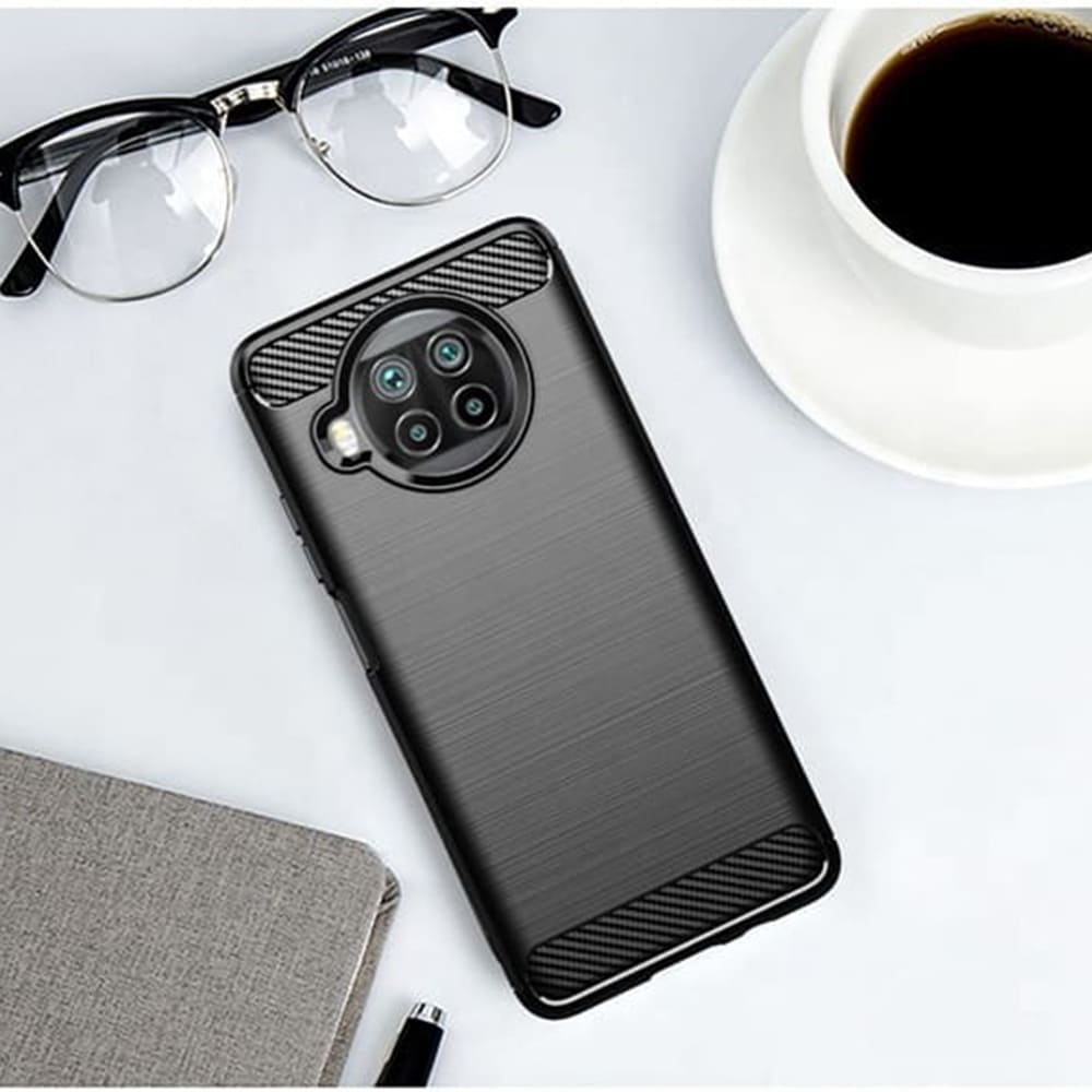 Cover til Xiaomi Mi 10T Lite 5G, Techsuit, Carbon, Sort