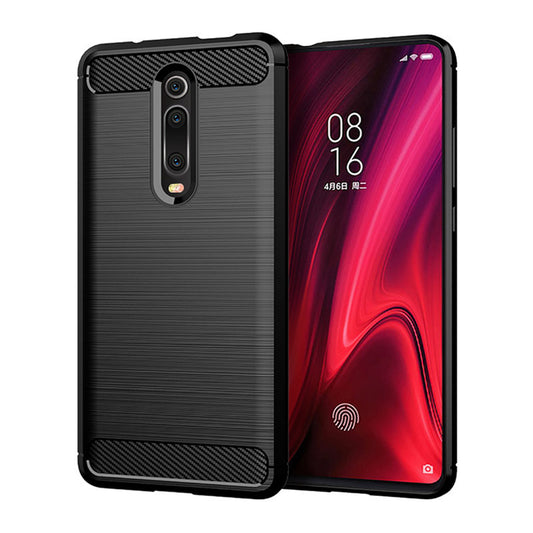 Cover til Xiaomi Mi 9T Pro / 9T / Redmi K20 Pro / K20, Techsuit, Carbon, Sort