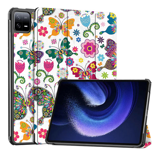 Cover til Xiaomi Pad 6 / 6 Pro, Techsuit, FoldPro Butterfly, Multicolor