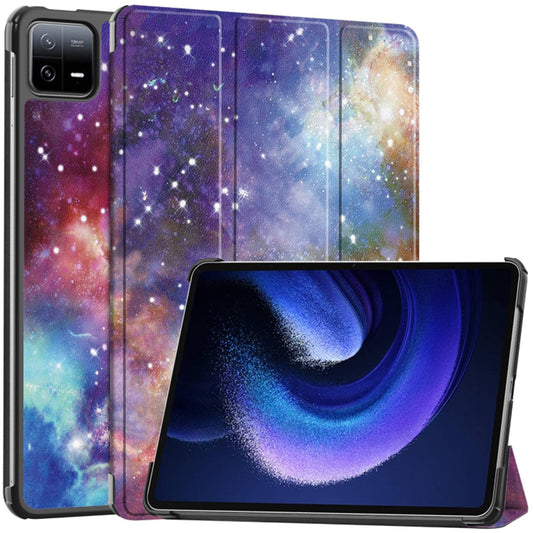 Cover til Xiaomi Pad 6 / 6 Pro, Techsuit, FoldPro Galaxy, Multifarvet