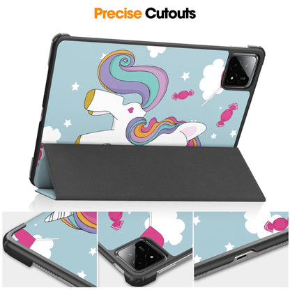 Cover til Xiaomi Pad 6S Pro 12.4, Techsuit, FoldPro Unicorn, Multifarvet