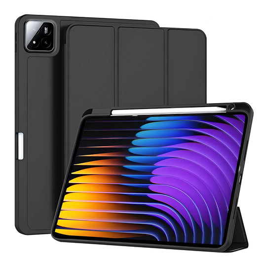 Cover til Xiaomi Pad 7 / 7 Pro, Techsuit, Flex Trifold, Sort