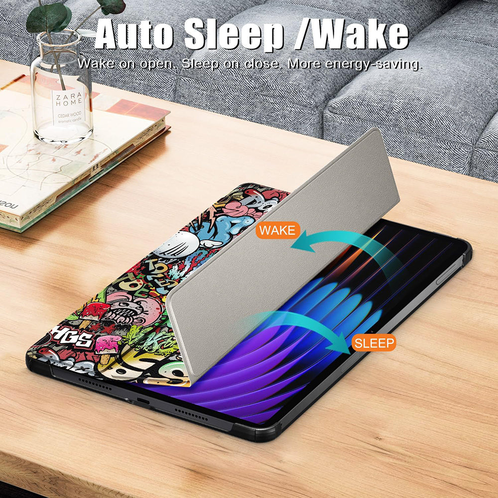 Cover til Xiaomi Pad 7 / 7 Pro, Techsuit, FoldPro Urban Vibe, Multifarvet