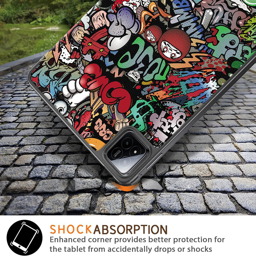 Cover til Xiaomi Pad 7 / 7 Pro, Techsuit, FoldPro Urban Vibe, Multifarvet