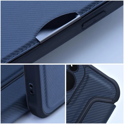 Cover til Xiaomi Poco C75 5G / C75 / Redmi 14C, OEM, Razor Book, Blå