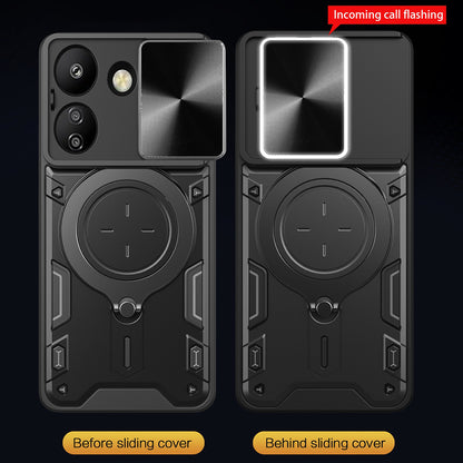 Cover til Xiaomi Poco C65 / Redmi 13C, Techsuit, CamGuard Pro, Sort
