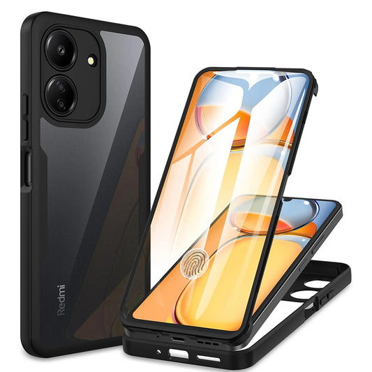 Cover til Xiaomi Poco C65 / Redmi 13C, Techsuit, ColorVerse 360, Sort