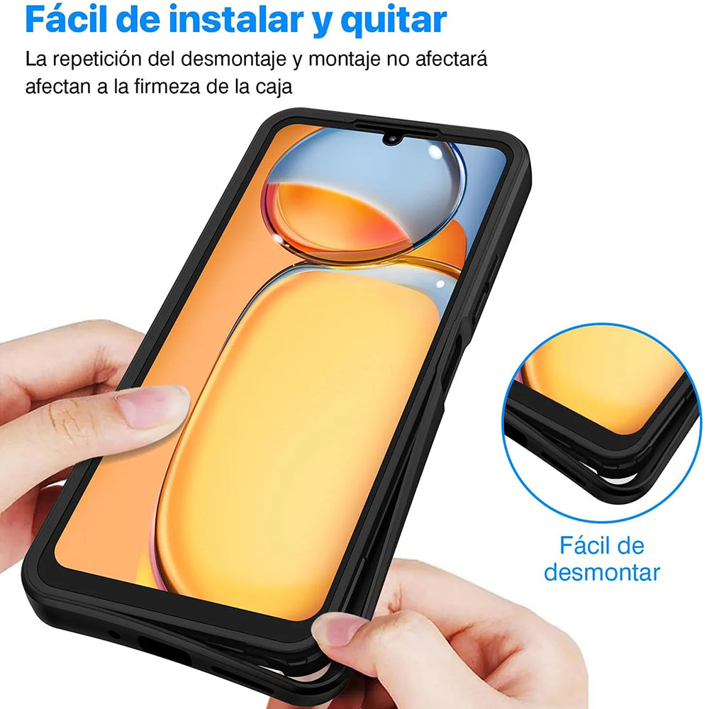 Cover til Xiaomi Poco C65 / Redmi 13C, Techsuit, ColorVerse 360, Sort