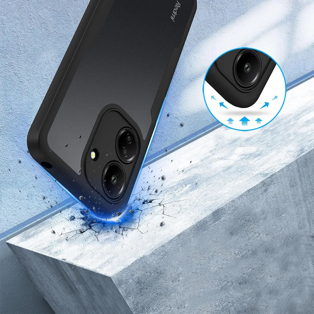 Cover til Xiaomi Poco C65 / Redmi 13C, Techsuit, ColorVerse 360, Sort