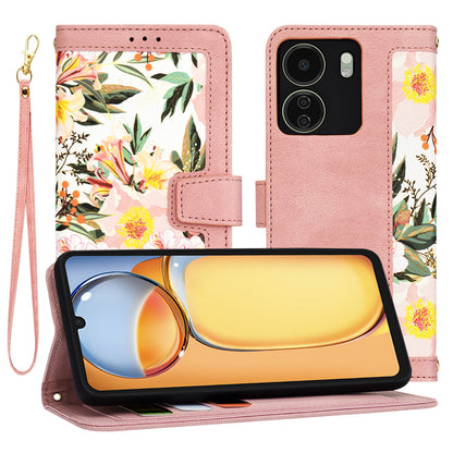 Cover til Xiaomi Poco C65 / Redmi 13C, Techsuit, FlipCraft, Pink