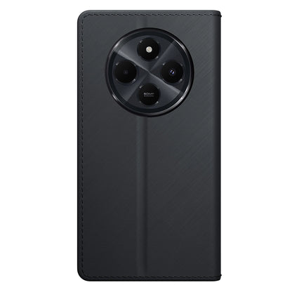 Cover til Xiaomi Poco C75 / Redmi 14C, 3MK, Wallet, Sort