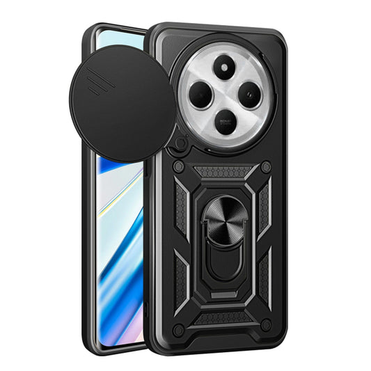 Cover til Xiaomi Poco C75 / Redmi 14C, Techsuit, CamShield, Sort