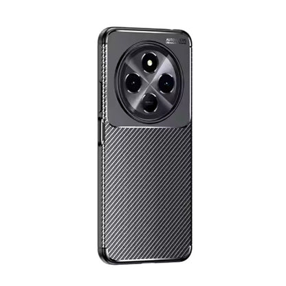 Cover til Xiaomi Poco C75 / Redmi 14C, Techsuit, CarbonFiber, Sort