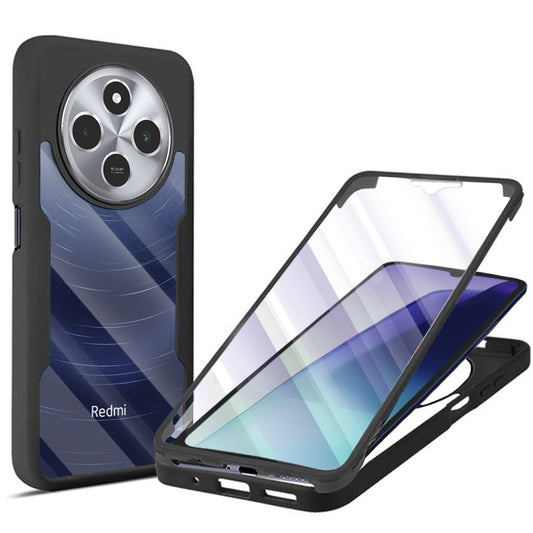 Cover til Xiaomi Poco C75 / Redmi 14C, Techsuit, ColorVerse 360, Sort