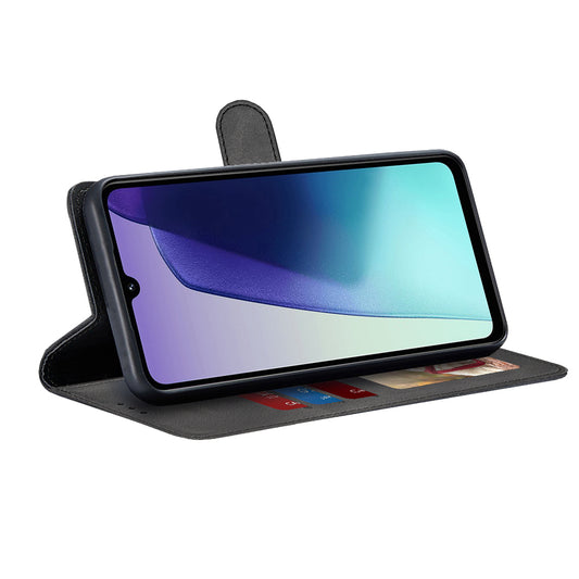 Cover til Xiaomi Poco C75 / Redmi 14C, Techsuit, Diary Book, Sort