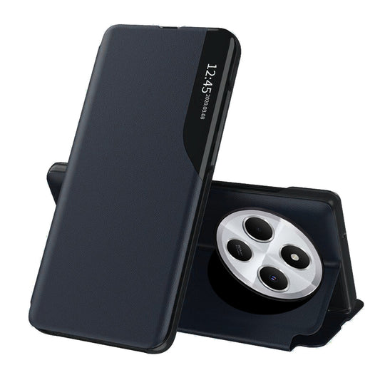 Cover til Xiaomi Poco C75 / Redmi 14C, Techsuit, eFold, Mørkeblå
