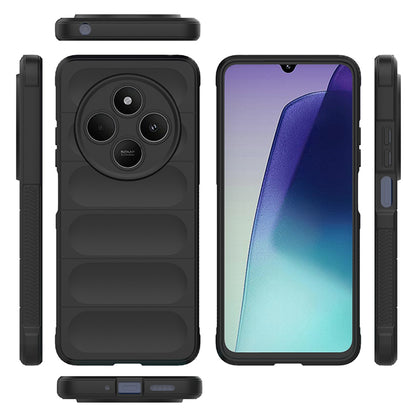 Cover til Xiaomi Poco C75 / Redmi 14C, Techsuit, Magic Shield, Sort