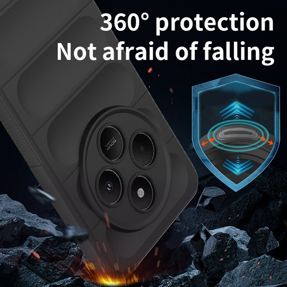 Cover til Xiaomi Poco C75 / Redmi 14C, Techsuit, Magic Shield, Sort